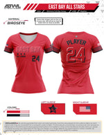 Load image into Gallery viewer, East Bay All Stars Womens Full dye Replica Jersey