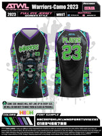 Load image into Gallery viewer, Warriors Camo Full Dye Women's Sleeveless Jersey