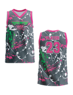 Load image into Gallery viewer, Hoop Dreams Charcoal Basketball Men's basketball  Full-Dye Jersey