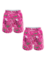 Load image into Gallery viewer, Hoop Dreams Neon Pink Womens basketball shorts 7inch inseam