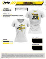 Load image into Gallery viewer, Diamond Elite cant stop wont stop Women's Sub Dye V-Neck