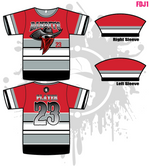 Load image into Gallery viewer, Bandits 10U Youth Men's Full Dye Jersey