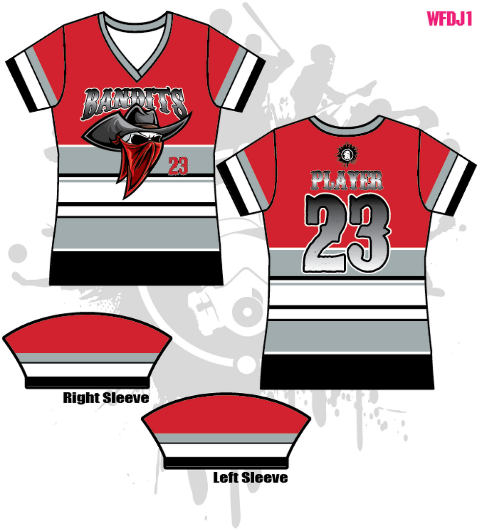 Bandits 10U Women's Full Dye Jersey