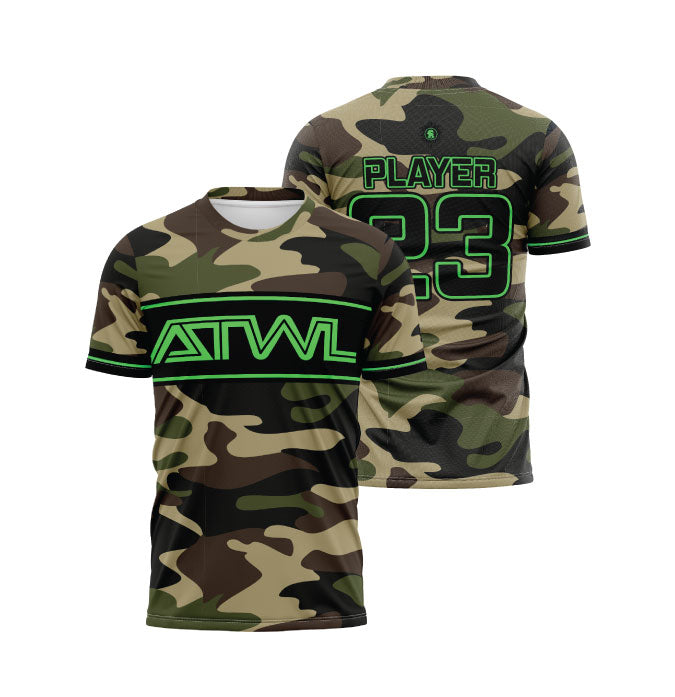 Army Camo Tron Mens Full-Dye Jersey