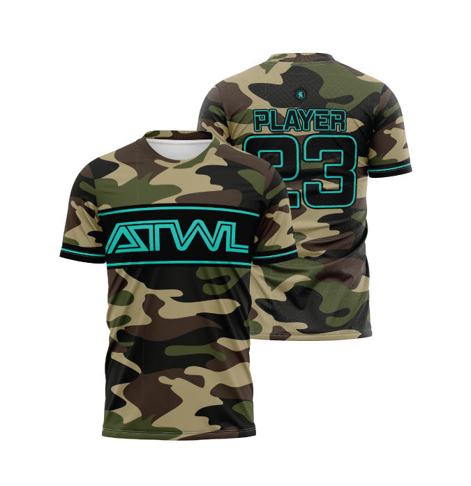 Army Camo Tron Mens Full-Dye Jersey