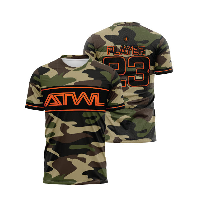 Army Camo Tron Mens Full-Dye Jersey