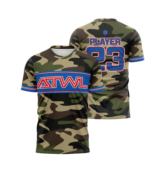 Army Camo Tron Mens Full-Dye Jersey