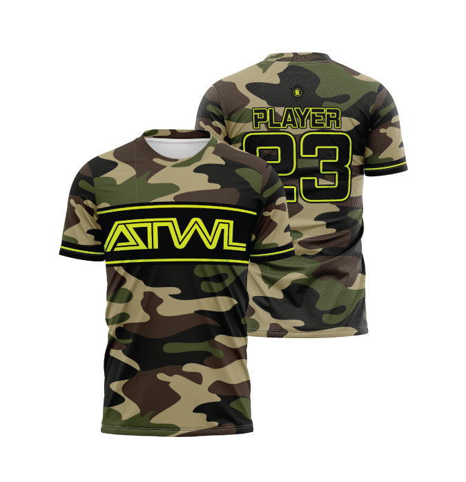 Army Camo Tron Mens Full-Dye Jersey