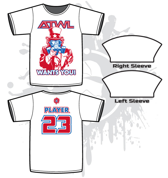ATWL Wants You White Men's Sub-Dye Jersey