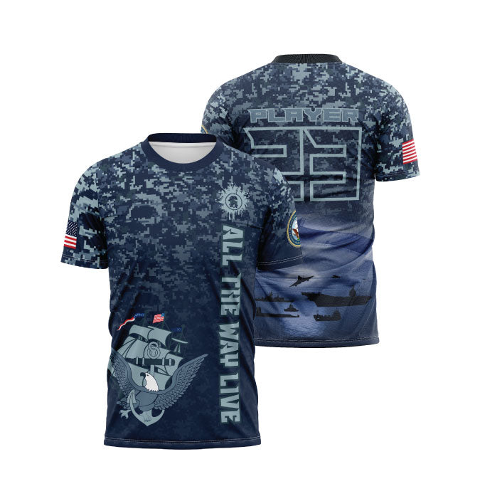 Armed Force (Navy) Mens Full Dye Jersey
