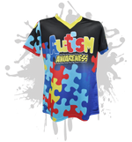 Load image into Gallery viewer, Autism Awareness Womens Full Dye Jersey