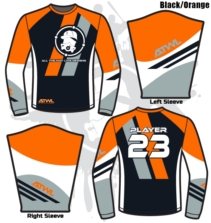 Crossover Long Sleeve Full Dye