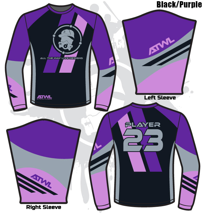 Crossover Long Sleeve Full Dye