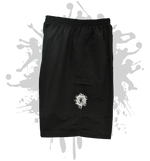 Load image into Gallery viewer, Black Microfiber Stretch Shorts