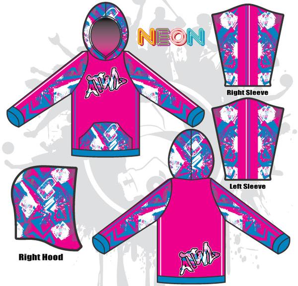 Semi-Crazy Full Dye Uni-sex Hoody