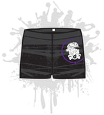 Load image into Gallery viewer, Distressed Women's Compression Shorts