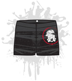 Load image into Gallery viewer, Distressed Women's Compression Shorts