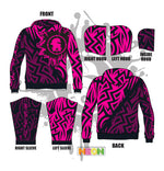 Load image into Gallery viewer, Haze Maze Full Dye Hoodie