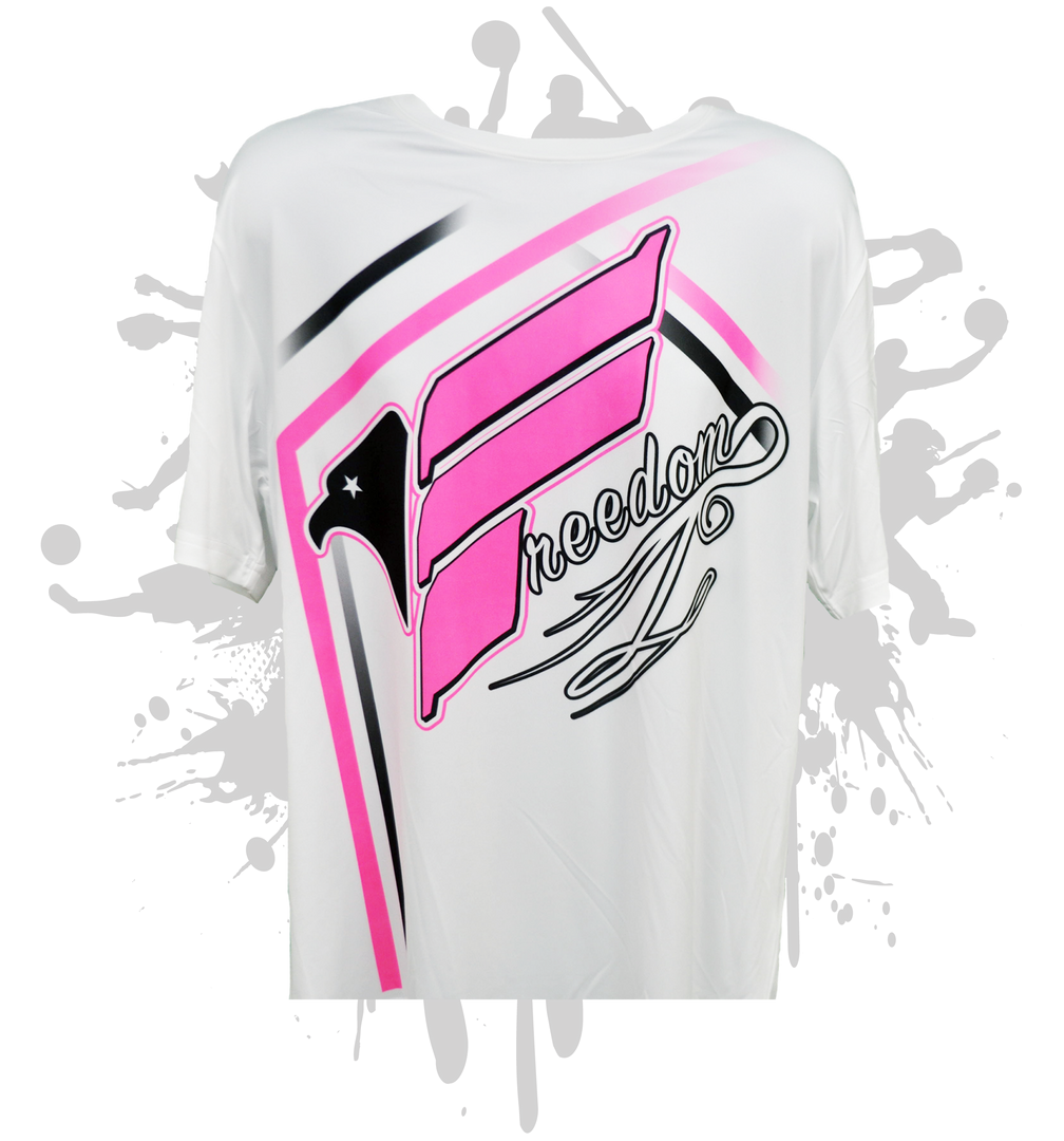 Freedom Special Script Men's White Sub Dye Jersey