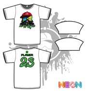 Crazy Ballz Mens White Sub Dye Jersey Gasmask