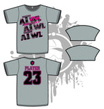 Load image into Gallery viewer, Repeat Design Mens Grey Sub Dye Jersey