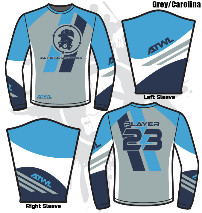 Crossover Long Sleeve Full Dye