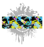 Load image into Gallery viewer, Geometric Grunge Headband