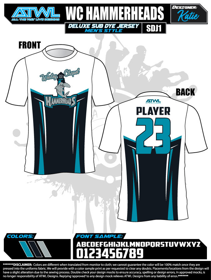 Wesley Chapel Fall League Men's Sub Dyes