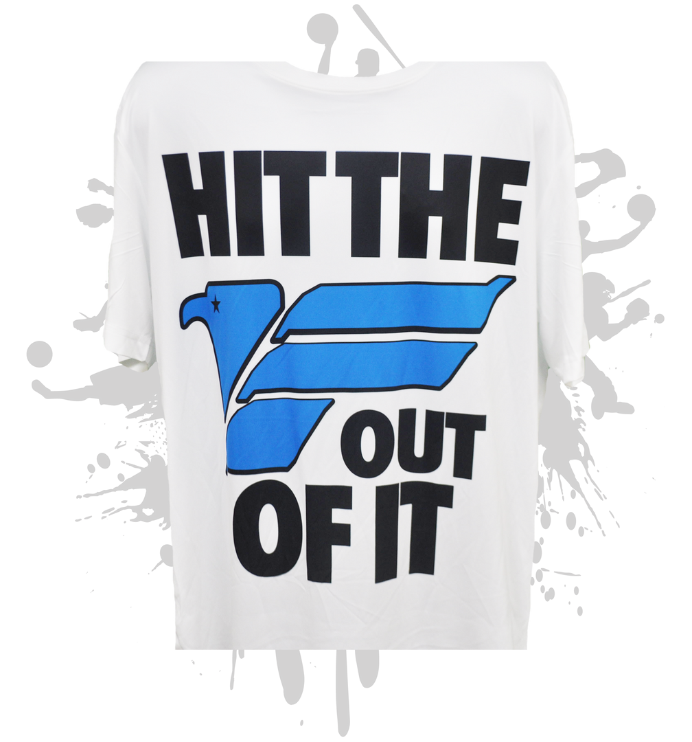 FREEDOM-Hit the F Out of It- Men's White Sub Dye Jersey