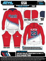 Load image into Gallery viewer, Georgia Sports Academy Full Dye Hoodies