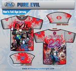 Load image into Gallery viewer, Pure Evil 80's Villians Mens Full Dye Jersey