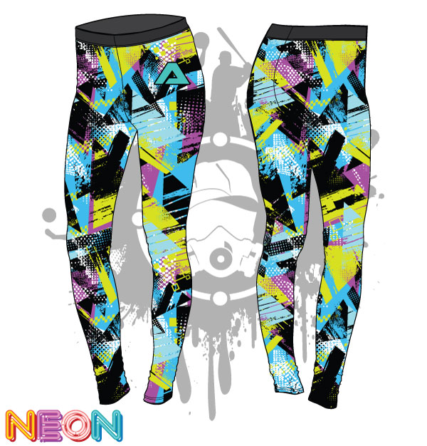 Geometric Grunge Womens Legging