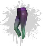 Load image into Gallery viewer, LINEAR LEGGINGS PURPLE/MINT