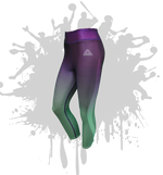 Load image into Gallery viewer, Linear Capri in PURPLE/MINT