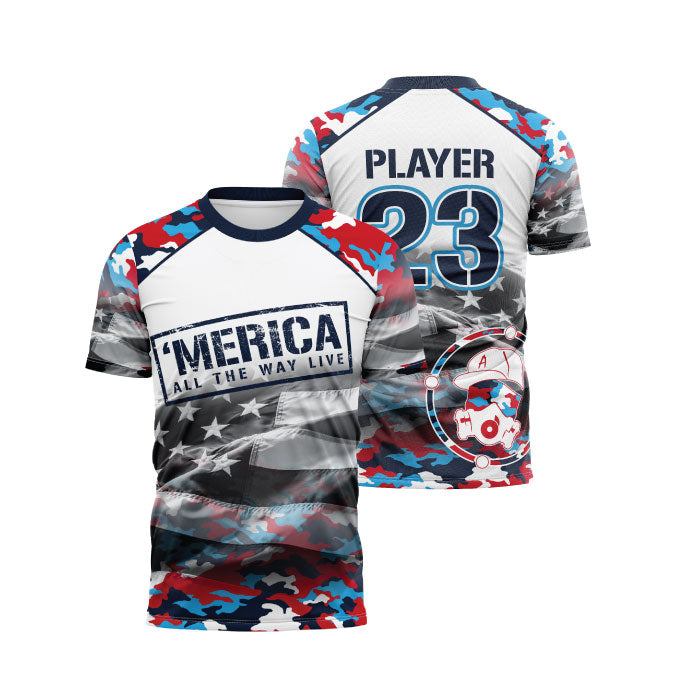 'MERICA Men's Full-Dye Jersey