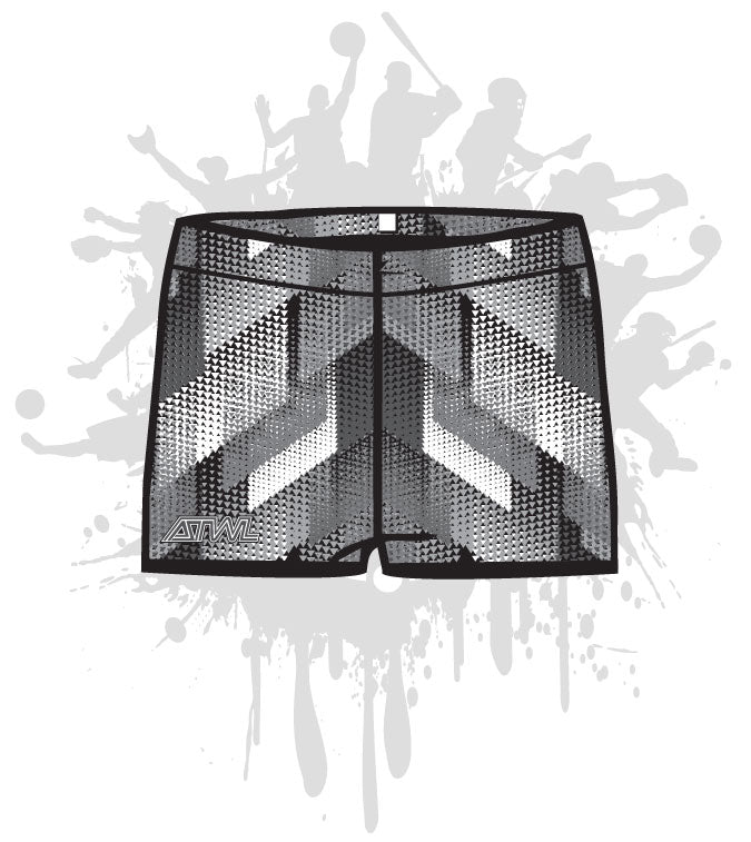 Multi Pattern Women's Compression Shorts