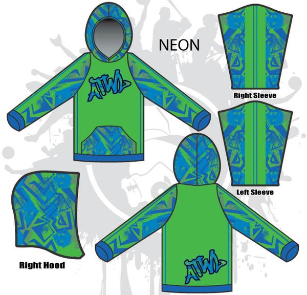 Semi-Crazy Full Dye Uni-sex Hoody