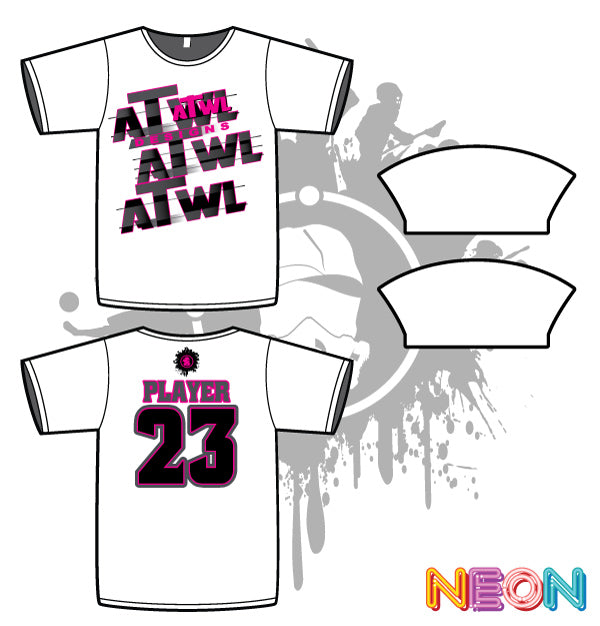Repeat Design Mens White Sub Dye Jersey