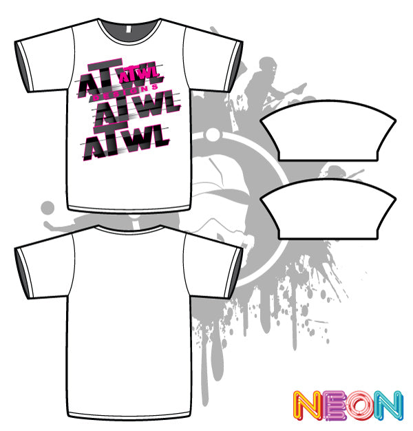 Repeat Design Mens White Sub Dye Jersey