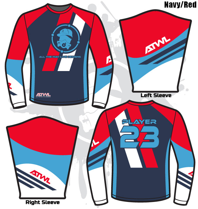 Crossover Long Sleeve Full Dye