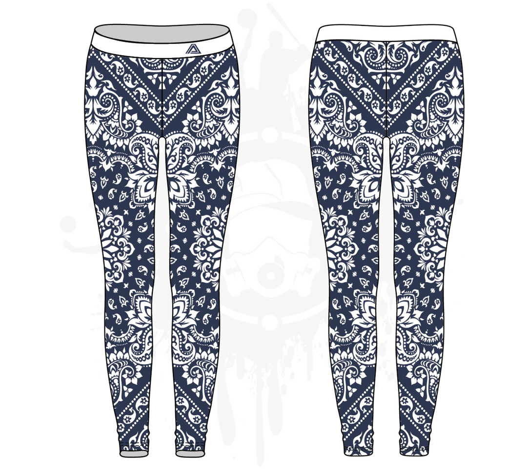 Bandana Womens Leggings: 2-color (7 Colors Available)