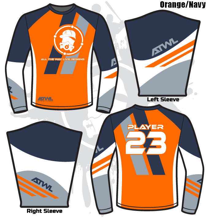 Crossover Long Sleeve Full Dye