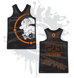 Load image into Gallery viewer, Distressed Women's Racerback Full Dye Jersey