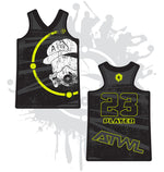 Load image into Gallery viewer, Distressed Women's Racerback Full Dye Jersey