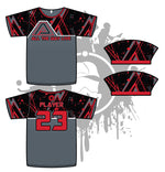 Load image into Gallery viewer, Geometric Grunge Mens Full Dye Jerseys