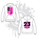 Load image into Gallery viewer, Pink Flag Sub Dye Hoodie