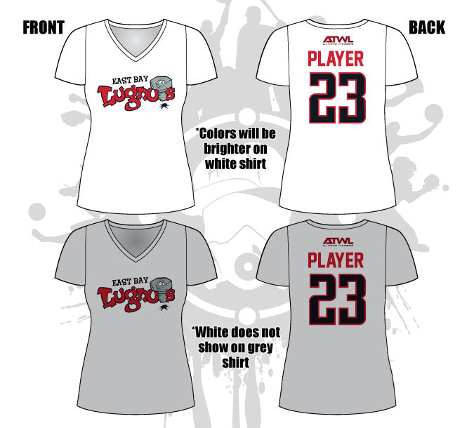 East Bay Parent Women's V neck Sub Dye