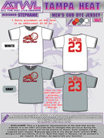 Load image into Gallery viewer, Tampa Heat Mens Sub Dye Jersey