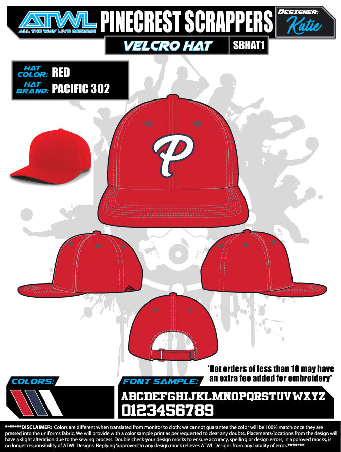 Pinecrest Spring 2021 Team Hats snapback