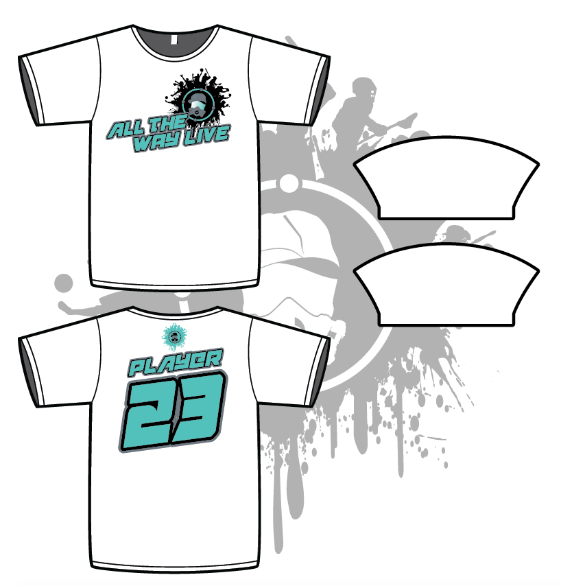 Splash Mask Youth White Sub-Dye Jersey